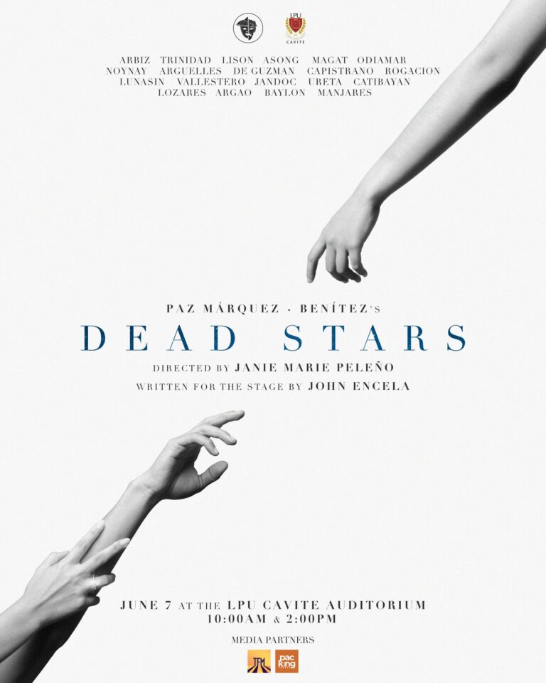Tanghalang Lykeion’s stage adaptation of Paz Márquez-Benítez’s Dead Stars